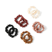 Load image into Gallery viewer, Nollia 10-Pack Satin-Feel Thin Hair Scrunchie Set – Soft, Lightweight & Stylish