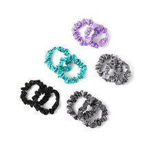 Load image into Gallery viewer, Nollia 10-Pack Satin-Feel Thin Hair Scrunchie Set – Soft, Lightweight & Stylish