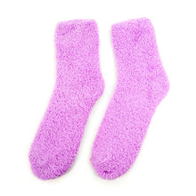 Load image into Gallery viewer, Nollia Women’s Solid Bright Color Warm Fuzzy Socks – 3 Pair Assorted Set