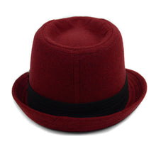Load image into Gallery viewer, Westend Fall/Winter Trilby Fedora Hat with Button Accent & Band Trim
