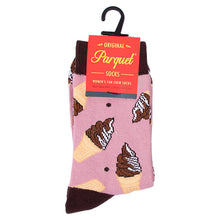 Load image into Gallery viewer, Parquet Women's Ice Cream Novelty Socks