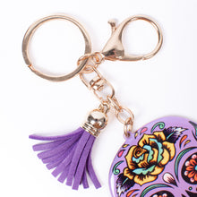 Load image into Gallery viewer, Nollia Sugar Skull Tassel Charm – Colorful Keychain Accessory (8 Options)