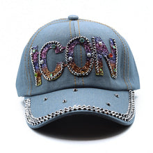 Load image into Gallery viewer, Nollia 12-Piece Assorted Bling Studs Denim Caps – Random Styles