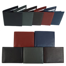 Load image into Gallery viewer, RFID Genuine Leather Bi-Fold Wallet
