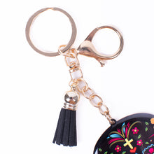 Load image into Gallery viewer, Nollia Sugar Skull Tassel Charm – Colorful Keychain Accessory (8 Options)