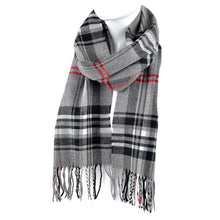 Load image into Gallery viewer, Plaid Cashmere Feel Acrylic Scarves