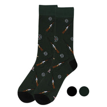 Load image into Gallery viewer, Parquet Men’s Hunting Pattern Crew Socks