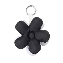 Load image into Gallery viewer, Puffy Reversible Flower Bag Charm