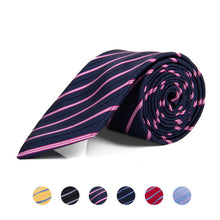 Load image into Gallery viewer, Laurant Bennet Men's Microfiber Poly Woven Regular Tie – 6 Color Options