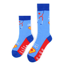 Load image into Gallery viewer, Parquet Health Care Heroes – Superheroes Ultra Premium Socks (Unisex)
