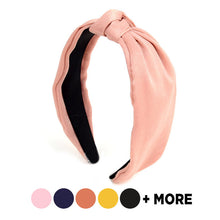 Load image into Gallery viewer, Nollia Solid Color "C" Shaped Head Band – Soft Padded Hairband for Everyday & Active Wear