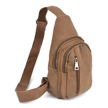Load image into Gallery viewer, Canvas Crossbody Sling Bag with Urban Sporty Design
