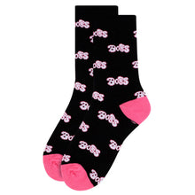 Load image into Gallery viewer, Women's Black & Pink "Boss" Novelty Socks