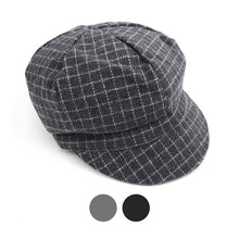 Load image into Gallery viewer, Nollia Fall/Winter Unisex British Newsboy Windowpane Beret Cap