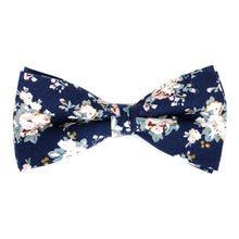 Load image into Gallery viewer, Floral Wedding Cotton Banded Bow Tie