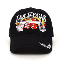 Load image into Gallery viewer, Parquet Las Vegas Black 3D Embroidered Baseball Cap