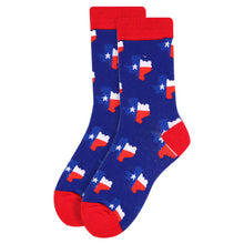 Load image into Gallery viewer, Women's Texas State Flag Novelty Socks