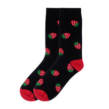 Load image into Gallery viewer, Nollia Women's Strawberry Novelty Socks