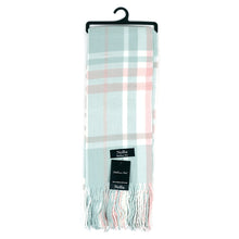 Load image into Gallery viewer, Unisex Plaid Cashmere Feel Winter Scarves