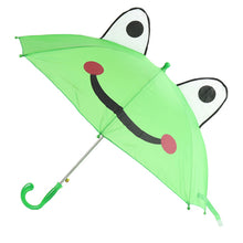 Load image into Gallery viewer, Kid's Green Frog Umbrella