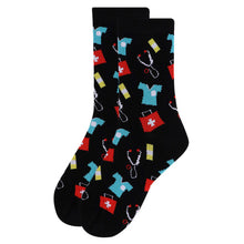 Load image into Gallery viewer, Women's Doctor & Nurse Pattern Novelty Socks