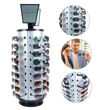 Load image into Gallery viewer, Countertop Rotating Sunglasses Display Rack with 36 Sunglasses & Dual Mirrors