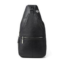 Load image into Gallery viewer, PU Leather Sling Bag - Adjustable with Horizontal Zipper & Multi-Compartment