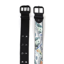 Load image into Gallery viewer, Parquet 6pk Men's PU Graphic Money + Canvas Grommet Belt Set – 12 Total Belts