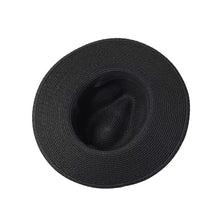 Load image into Gallery viewer, Ladies Wide Brim Sun Straw Hat with Braided Band