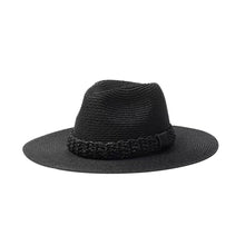 Load image into Gallery viewer, Ladies Wide Brim Sun Straw Hat with Braided Band
