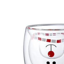 Load image into Gallery viewer, 250ML winter-themed coffee mug with cute bear face