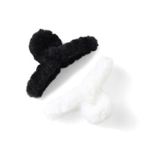 Load image into Gallery viewer, Nollia 2pc Faux Fur Claw Hair Clip Set