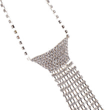 Load image into Gallery viewer, Nollia Women's Rhinestone Gold Necktie Necklace