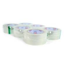 Load image into Gallery viewer, 6-Roll Commercial Grade Clear Packing Tape – 2” Wide – Strong Adhesive for Shipping, Moving & Storage