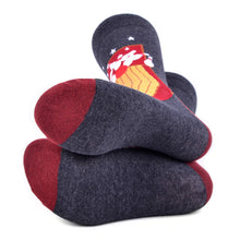 Load image into Gallery viewer, Parquet Men’s Bowling STRIKE Novelty Crew Socks – Black