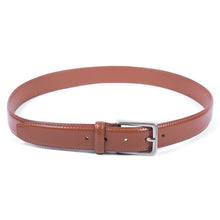 Load image into Gallery viewer, Umo Lorenzo Men's Genuine Leather Dress Belt – Cognac, 10 Sizes (30–48)