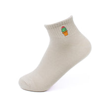 Load image into Gallery viewer, Nollia Women's Low Cut Cactus Embroidery Ribbed Socks
