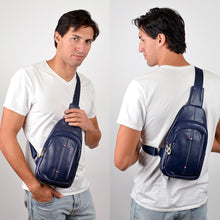 Load image into Gallery viewer, Stylish Vegan Leather Crossbody Sling Bag with Adjustable Strap