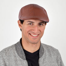 Load image into Gallery viewer, Westend Fall/Winter Traditional PU Leather Ivy Hat – Classic 6-Panel Cap