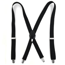 Load image into Gallery viewer, Umo Lorenzo Men’s Clip Suspenders – Adjustable 1 1/4" Classic Suspenders