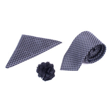 Load image into Gallery viewer, Umo Lorenzo 12-Piece Pattern Tie, Hanky & Lapel Pin Box Set