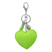 Load image into Gallery viewer, Nollia Bling Crystal "Hope" Heart Charm – Sparkly Inspirational Keychain