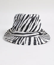 Load image into Gallery viewer, Westend Spring/Summer Zebra Print Trilby Fedora Hat
