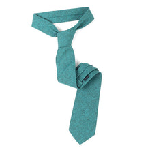 Load image into Gallery viewer, Umo Lorenzo Men's 100% Cotton Solid Slim Neckties – 2.5" Width