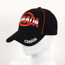 Load image into Gallery viewer, Parquet Canada Black 3D Embroidered Baseball Cap – Adjustable Fit