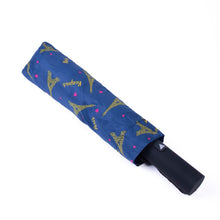 Load image into Gallery viewer, Nollia Compact Paris Pattern Auto-Open Umbrella – 12" Portable, Wind-Resistant