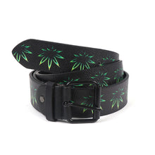 Load image into Gallery viewer, Parquet 6pk Men's PU Graphic Marijuana + Canvas Grommet Belt Set – 12 Total Belts