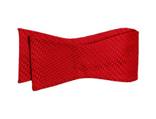 Load image into Gallery viewer, Umo Lorenzo Silk Fancy Freestyle Bow Tie – Self-Tie, Red or Black