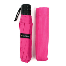 Load image into Gallery viewer, Parquet Telescopic Solid Color Umbrella – Compact Manual Open, 5 Color Options, 12" Travel Size