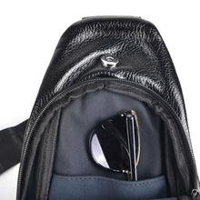 Load image into Gallery viewer, Vegan Leather Crocodile Sling Bag with Magnetic Snap Closure